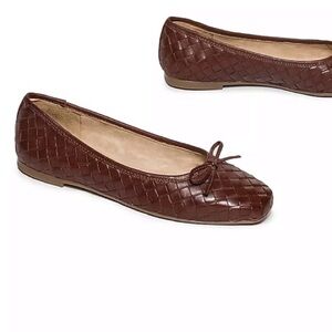 Bernardo leather ballet flats